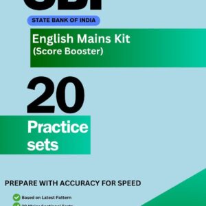 SBI CLERK MAINS ENGLISH SCORE BOOSTER KIT 2025