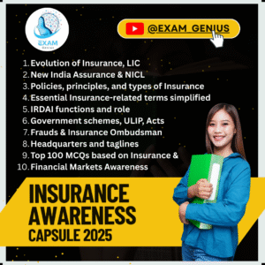 INSURANCE AWARENESS CAPSULE 2025 PDF