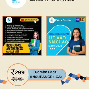LIC AAO & NIACL AO INSURANCE & GA CAPSULE 2025