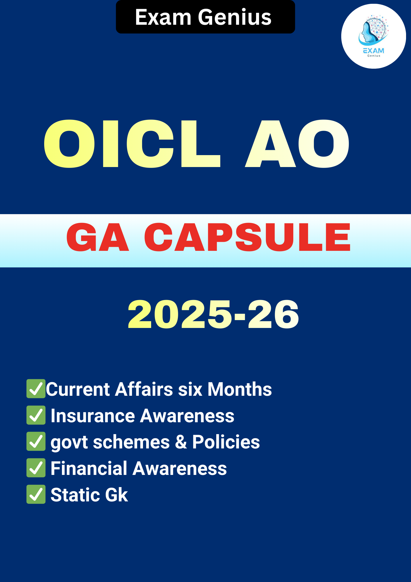 OICL AO MAINS GENERAL AWARENESS CAPSULE 2026