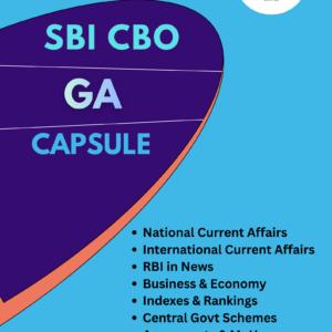 SBI CBO GA & BANKING KNOWLEDGE CAPSULE PDF 2026