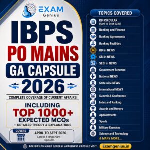 IBPS PO MAINS GA CAPSULE 2026