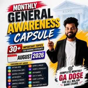 AUGUST MONTHLY GA CAPSULE PDF IN ENGLISH 2026