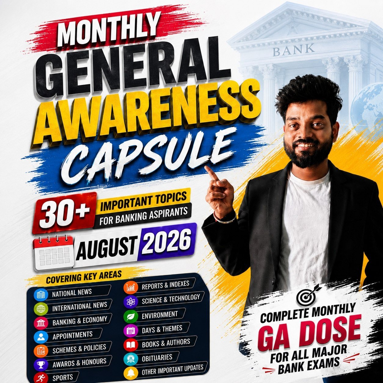 AUGUST MONTHLY GA CAPSULE PDF IN ENGLISH 2026